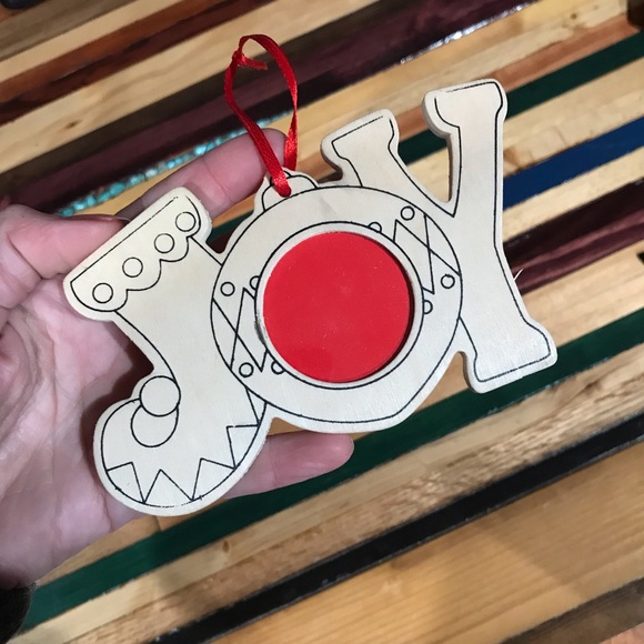 Photo-Frame Joy ornament New - Picture 2 of 3